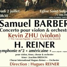 Hugues Reiner - Concert à Paris au EGLISE SAINT SULPICE le 2 juillet 2026