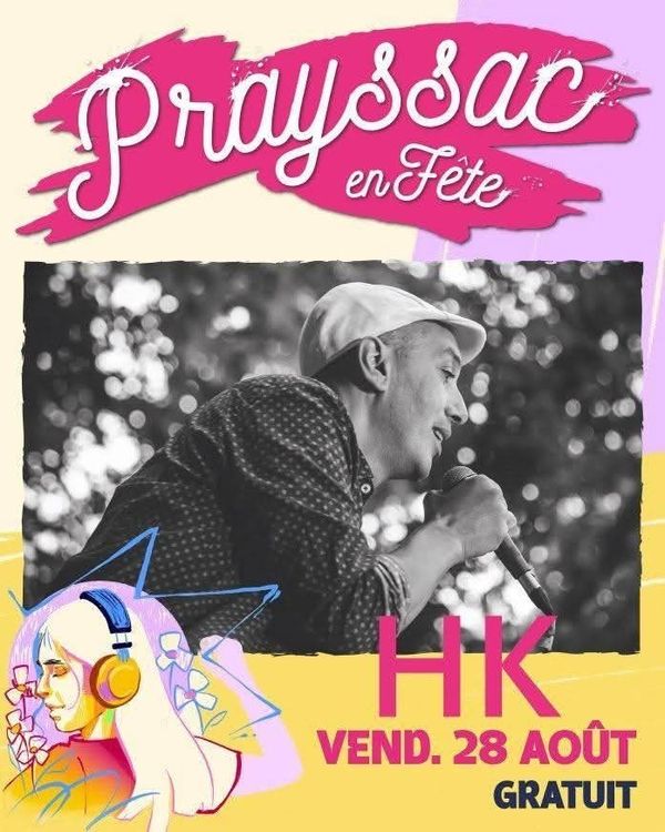 28 août 2026 - HK en concert à Prayssac (46) - Concert à Prayssac au Prayssac en Fête le 28 août 2026