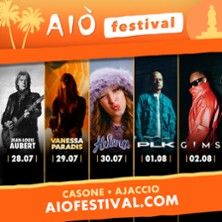 AIO FESTIVAL - Concert à Ajaccio au THEATRE DE VERDURE DU CASONE le 30 juillet 2026
