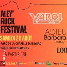 Yarol Poupaud, Aley'Rock Festival - Concert à Sauteyrargues au Parc de La Chapelle d’Aleyrac le 29 août 2026