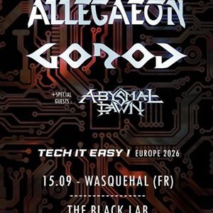 Allegaeon - Concert à Wasquehal au THE BLACK LAB le 15 septembre 2026