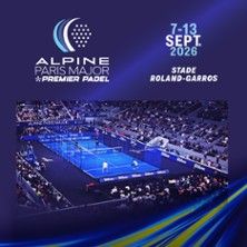 Alpine Paris Major - Concert à Paris au Stade Roland Garros le 12 septembre 2026