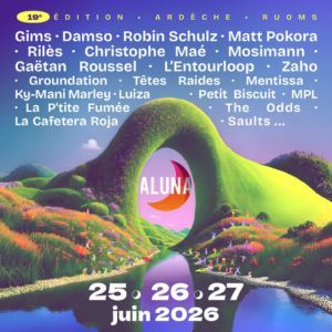 Aluna - Concert à Ruoms au ALUNA le 25 juin 2026