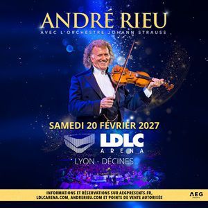 André Rieu - Concert à Lyon-décines au LDLC ARENA le 20 février 2027