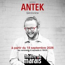 Antek - Concert à Paris au THEATRE DU MARAIS le 30 octobre 2026