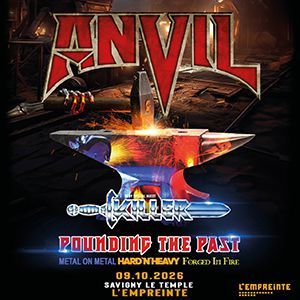 Anvil - Concert à Savigny-le-temple au L'Empreinte le 9 octobre 2026