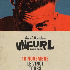 Asaf Avidan - Concert à Tours au Palais des Congrès de Tours le 10 novembre 2026