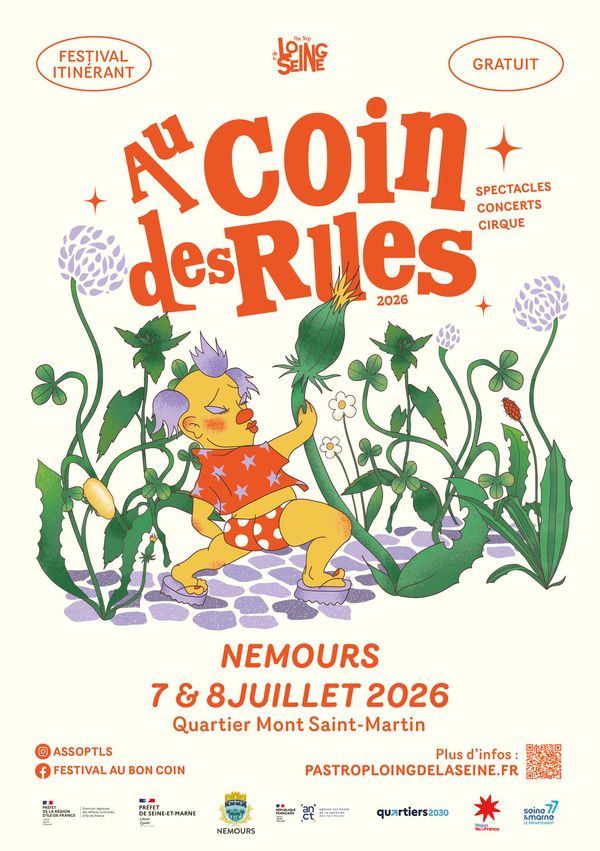 Au coin des rue 2026 - Concert à Nemours au Quartier Mont Saint-Martin - Esplanade derrière le centre social La Mosaïque  - le 7 juillet 2026