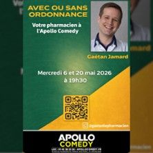 Gaetan Jamard - Concert à Paris au Apollo Comedy - Salle 90 le 6 mai 2026