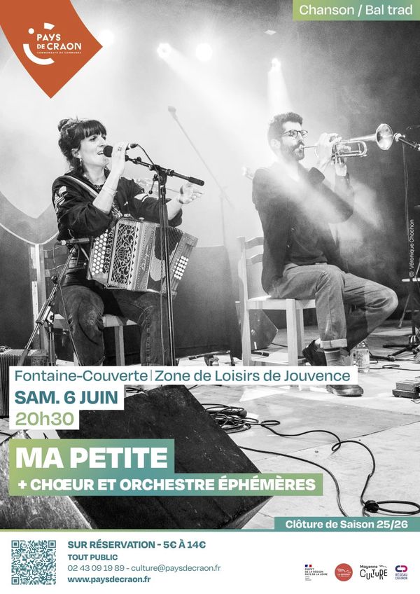 Bal trad' avec Ma Petite - Concert à Fontaine-Couverte au La Halle - Zone de Loisirs de Jouvence, Fontaine-Couverte (53) le 6 juin 2026