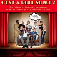 C'est A Quel Sujet ? - Concert à Grenoble au COMEDIE DE GRENOBLE le 23 mai 2026