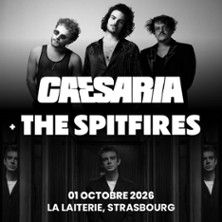 Caesaria - Concert à Strasbourg au La Laiterie - Grande Salle le 1 octobre 2026
