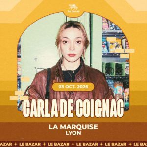 Carla de Coignac - Concert à Lyon au La Marquise (Péniche) le 3 octobre 2026