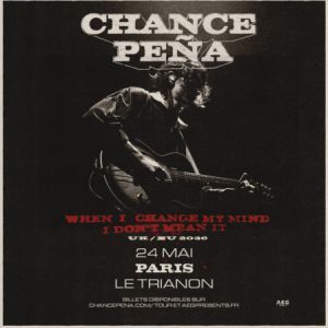 CHANCE PENA - Concert à Paris au LE TRIANON le 24 mai 2026