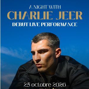 CHARLIE JEER - Concert à Paris au LES ETOILES le 25 octobre 2026