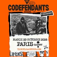 Codefendants - Concert à Paris au Glazart le 20 octobre 2026
