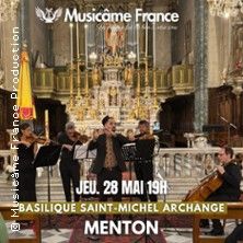 Ensemble Musicâme France - Concert à Menton au Basilique Saint-Michel Archange le 28 mai 2026