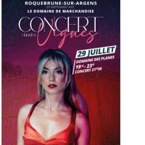 Concert dans les Vignes - Concert à Roquebrune Sur Argens au Domaine de Marchandise le 29 juillet 2026