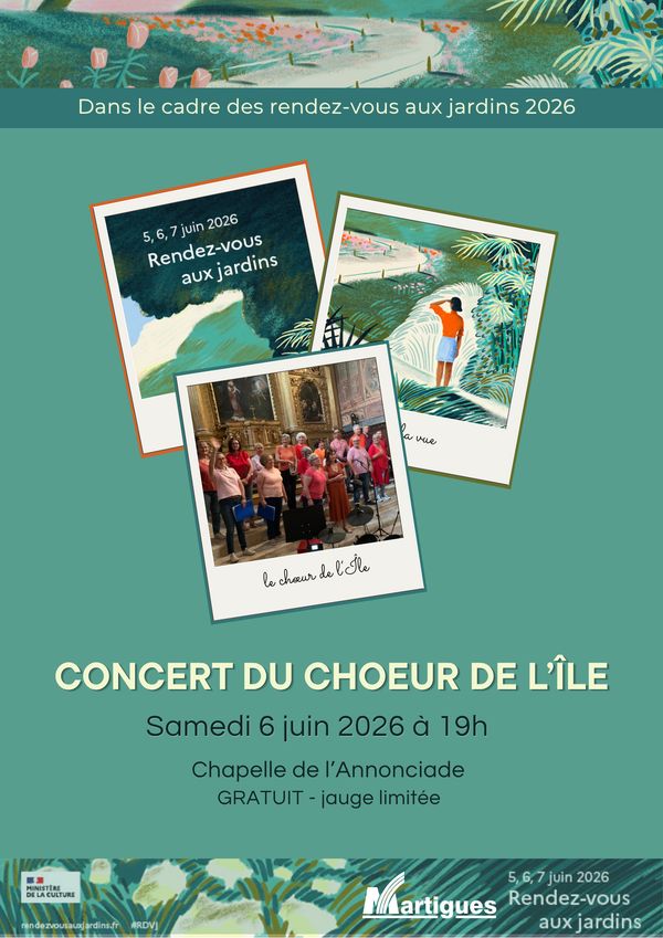 Concert "Dansons dans les jardins" - Concert à Martigues au Chapelle de l'Annonciade le 6 juin 2026