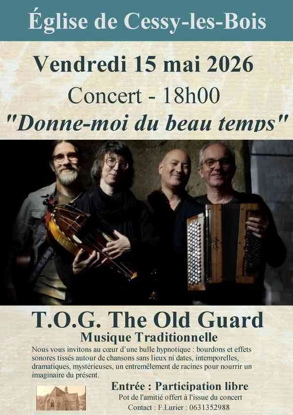 Concert "Donne-moi du beau temps" - Concert à Cessy-les-Bois au Église, Cessy les Bois (58) le 15 mai 2026