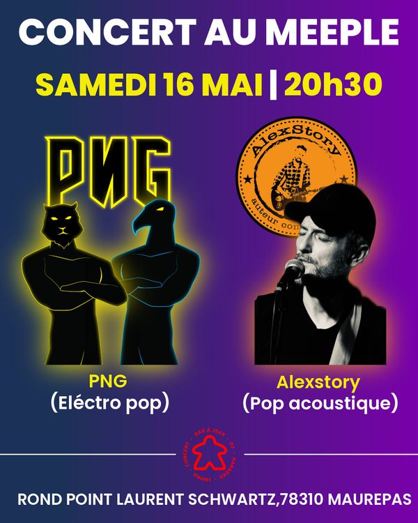 Concert Pop au Meeple - Concert à Maurepas au Meeple le 16 mai 2026