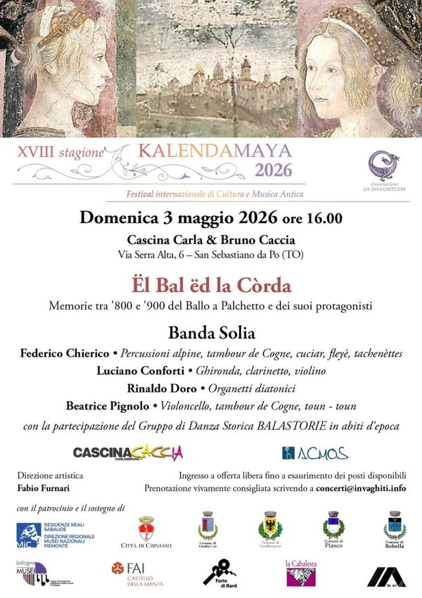 Concerto a Ballo con Banda Solìa - Concert à San Sebastiano da Po au Cascina Caccia, San Sebastiano da Po, Italia le 3 mai 2026