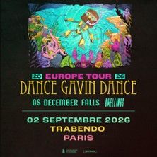 Dance Gavin Dance - Concert à Paris au Le Trabendo le 2 septembre 2026