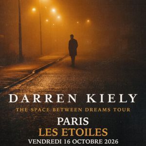 DARREN KIELY - Concert à Paris au LES ETOILES le 16 octobre 2026