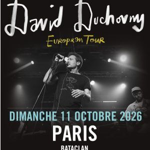 DAVID DUCHOVNY - Concert à Paris au Le Bataclan le 11 octobre 2026