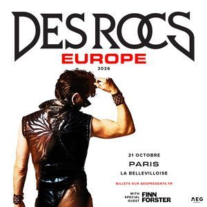 DES ROCS - Concert à Paris au La Bellevilloise le 21 octobre 2026