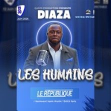 Diaza, Les Humains - Concert à Paris au Le République - Salle 1 le 12 juin 2026