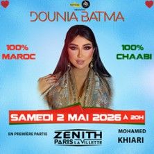 Dounia Batma - Concert à Paris au Zénith de Paris - La Villette le 2 mai 2026