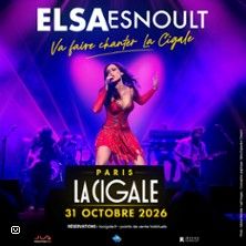 Elsa Esnoult - Concert à Paris au La Cigale le 31 octobre 2026