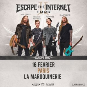 Escape The Internet II - Concert à Paris au La Maroquinerie le 16 février 2027