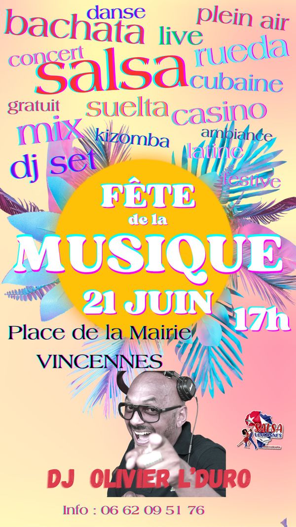 Faites de la musique avec Africa Korazon - Concert à Vincennes au 53 bis rue de fontenay le 21 juin 2026