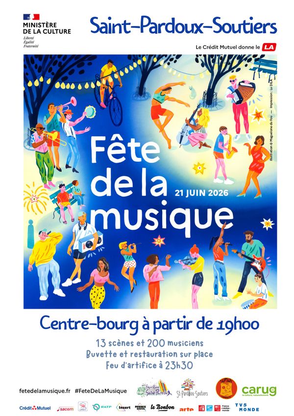 Faites de la musique ! - Concert à Saint-Pardoux-Soutiers au Espace Multi-Acitivité le 21 juin 2026