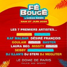 Fé Bougé l'Océan Indien - Concert à Paris au DOME DE PARIS le 27 juin 2026
