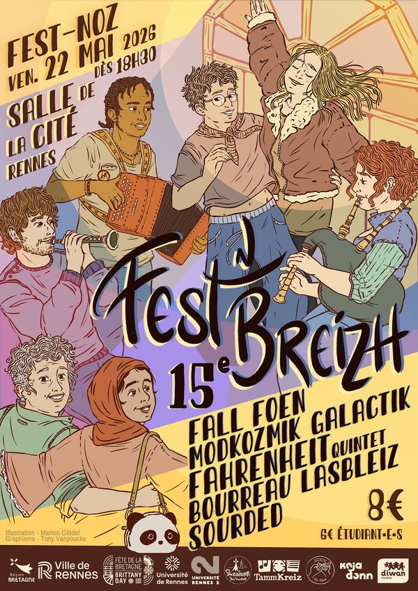 Fest'n Breizh #15 - Concert à Rennes au SALLE DE LA CITE le 22 mai 2026