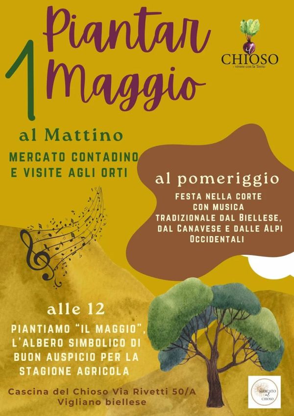 Festa a ballo per Piantar Maggio - Concert à Vigliano Biellese au Il chioso, Vigliano Biellese, Italia le 1 mai 2026