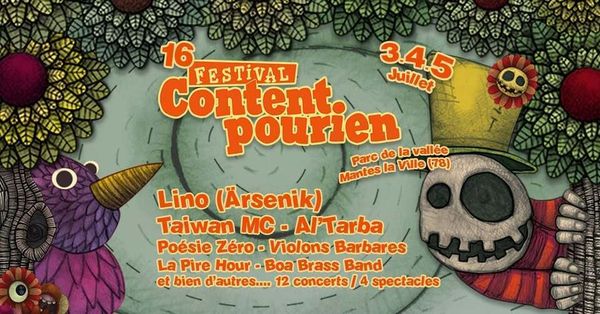 Festival Contentpourien - Concert à Mantes-la-Ville au Parc de la Vallée le 3 juillet 2026