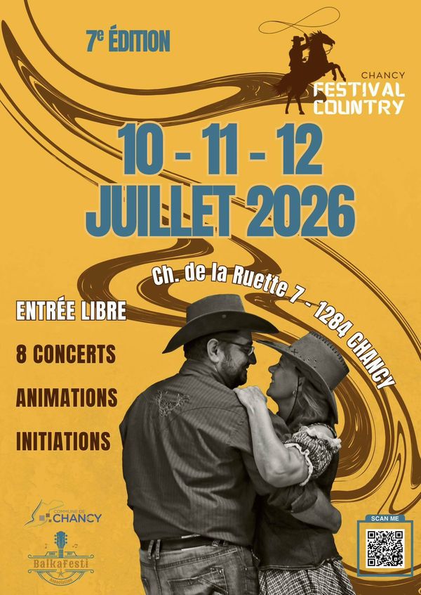 Festival Country Chancy - Concert à Chancy au Chancy le 10 juillet 2026