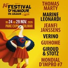 FESTIVAL D'HUMOUR DE COLMAR - Concert à Colmar au HALLE AUX VINS - PARC EXPO le 27 novembre 2026