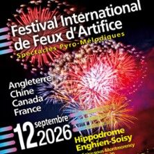 Les Couleurs du Val d'Oise - Festival de feux d'Artifice - Concert à Soisy-sous-montmorency au Hippodrome d'Enghien - Soisy le 12 septembre 2026