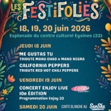 Festifolies - Concert à Eysines au LE PLATEAU - THEATRE JEAN VILAR le 20 juin 2026