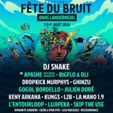 Festival Fête du Bruit dans Landernau - Concert à Landerneau au LES JARDINS DE LA PALUD le 7 août 2026
