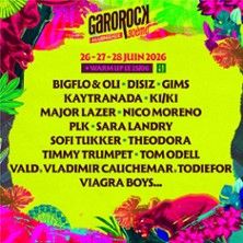 Festival Garorock - Concert à Marmande au PLEIN AIR le 27 juin 2026