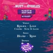 Festival La Nuit des Etoiles - Concert à Le Folgoët au COMPLEXE SPORTIF DU FOLGOËT le 14 août 2026