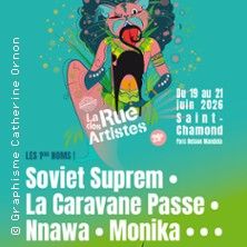 Festival La Rue des Artistes - Concert à Saint-chamond au Parc Nelson Mandela le 20 juin 2026