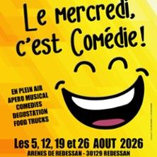 Festival Le Mercredi C'est Comédie - Concert à Redessan au Arènes de Redessan le 26 août 2026