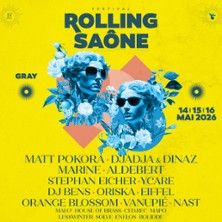 Festival Rolling Saône - Concert à Gray au Halle Sauzay le 14 mai 2026